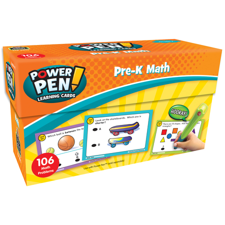 TEACHER CREATED RESOURCES Power Pen® Learning Cards - Math, Grade PK TCR6009